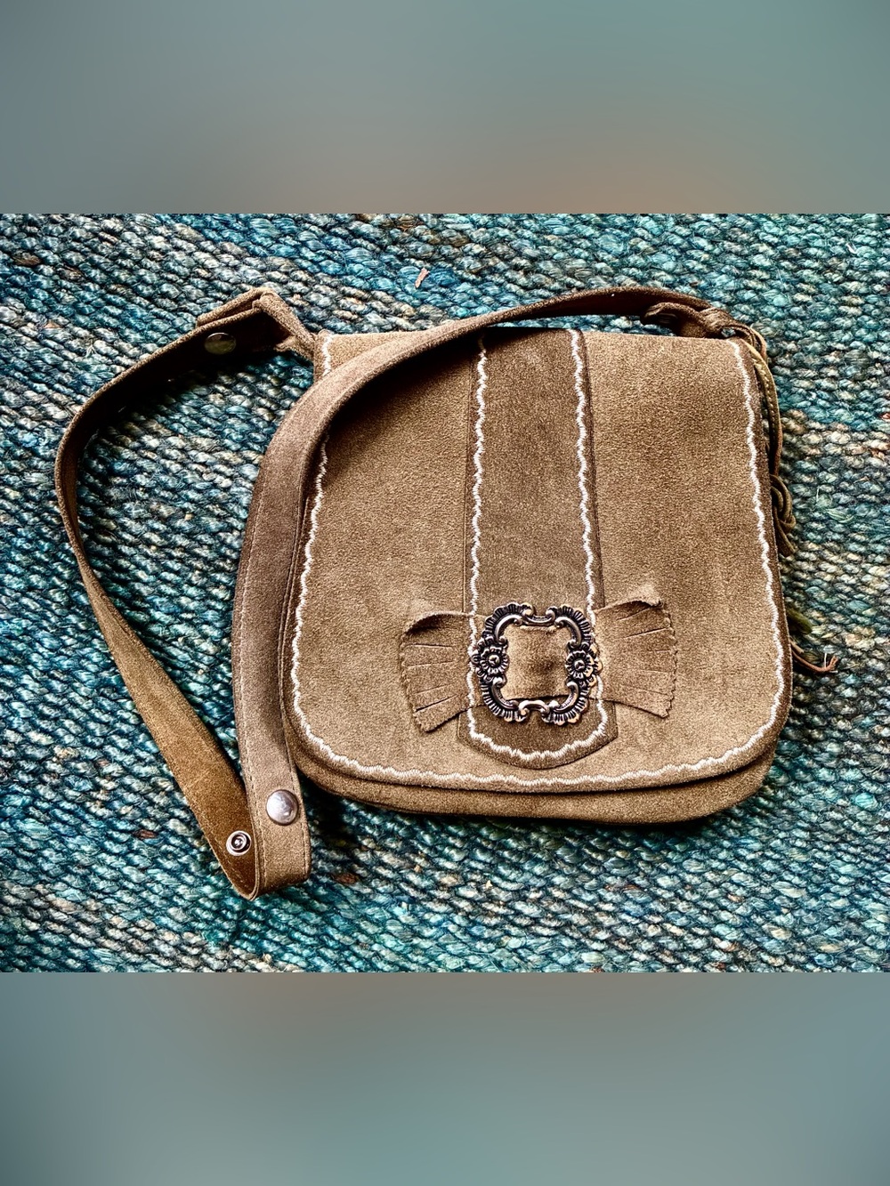 Austrian Suede Trachten purse